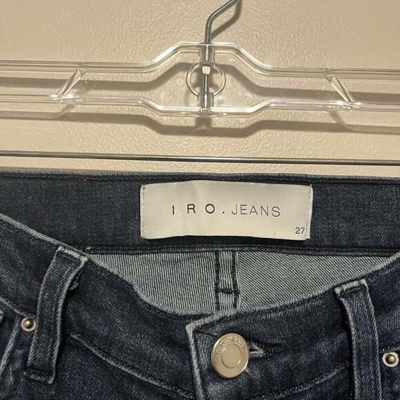 IRO. Berry‎ Crop Flared Frayed Hem Jeans Size 27 - Picture 5 of 10